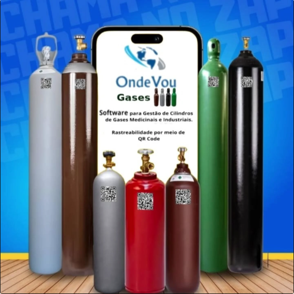Sistema OndeVou Gases - Gestão de Cilindros